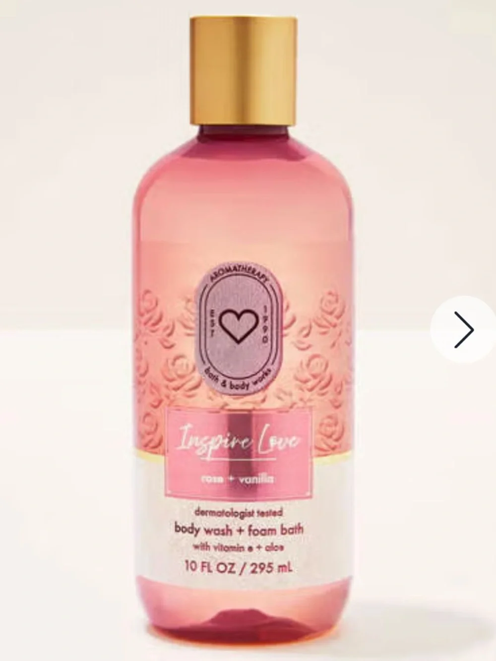 Bath and Bodywork Rose Vanilla Body Care Set includes Body Care 3 Pieces Set